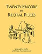 20 Encore and Recital Pieces Violin and Piano cover